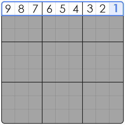 blank sudoku board